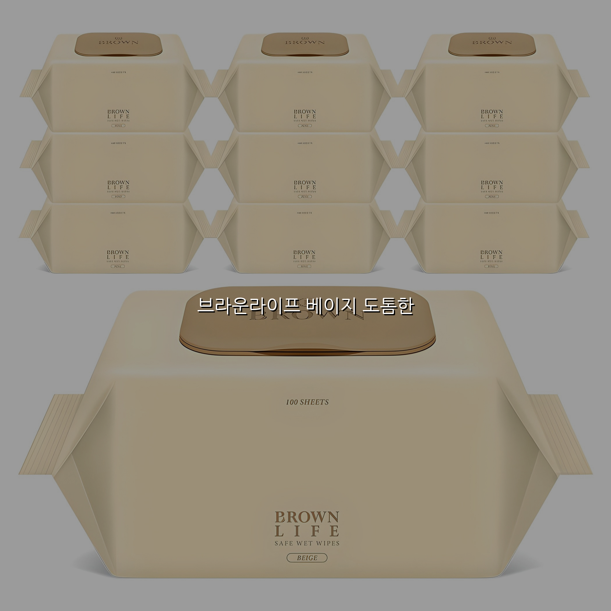 브라운라이프 베이지 도톰한