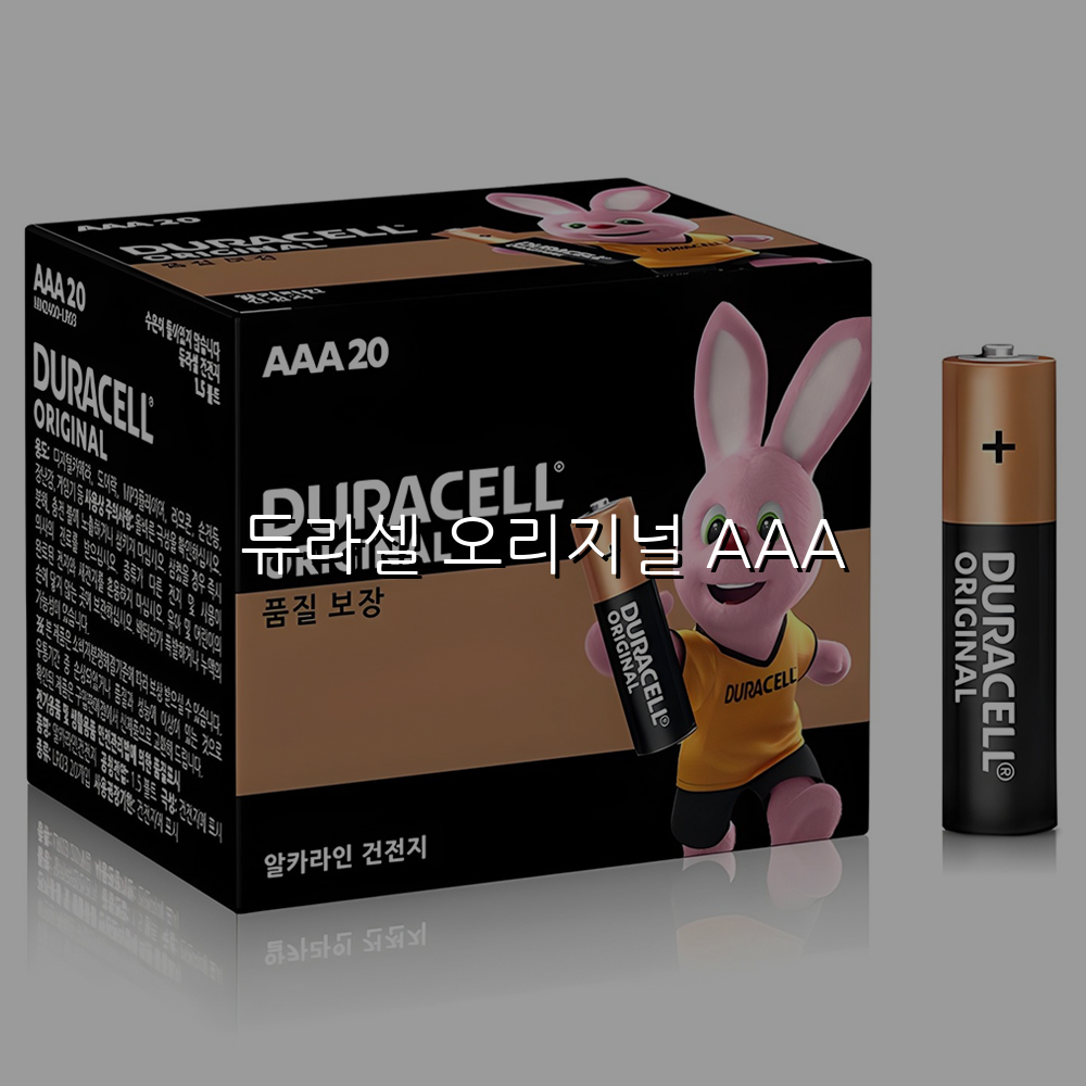 듀라셀 오리지널 AAA