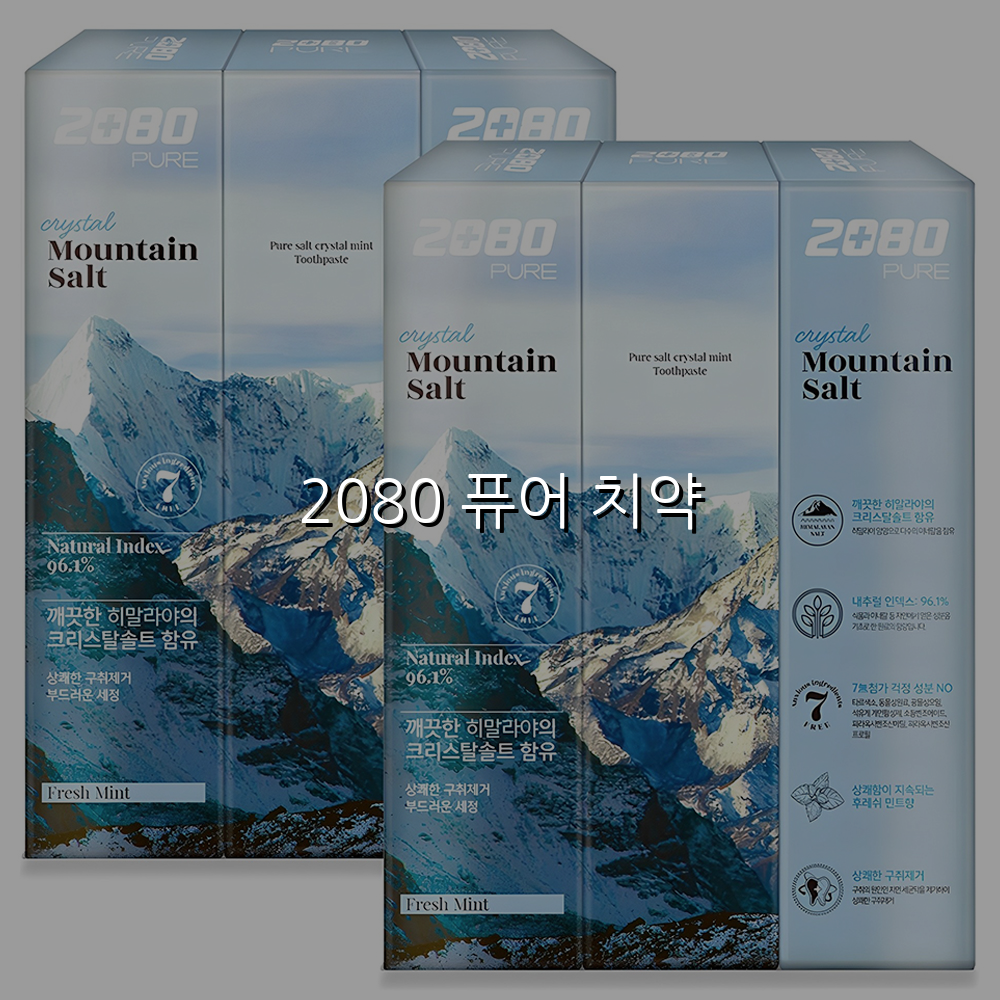 2080 퓨어 치약
