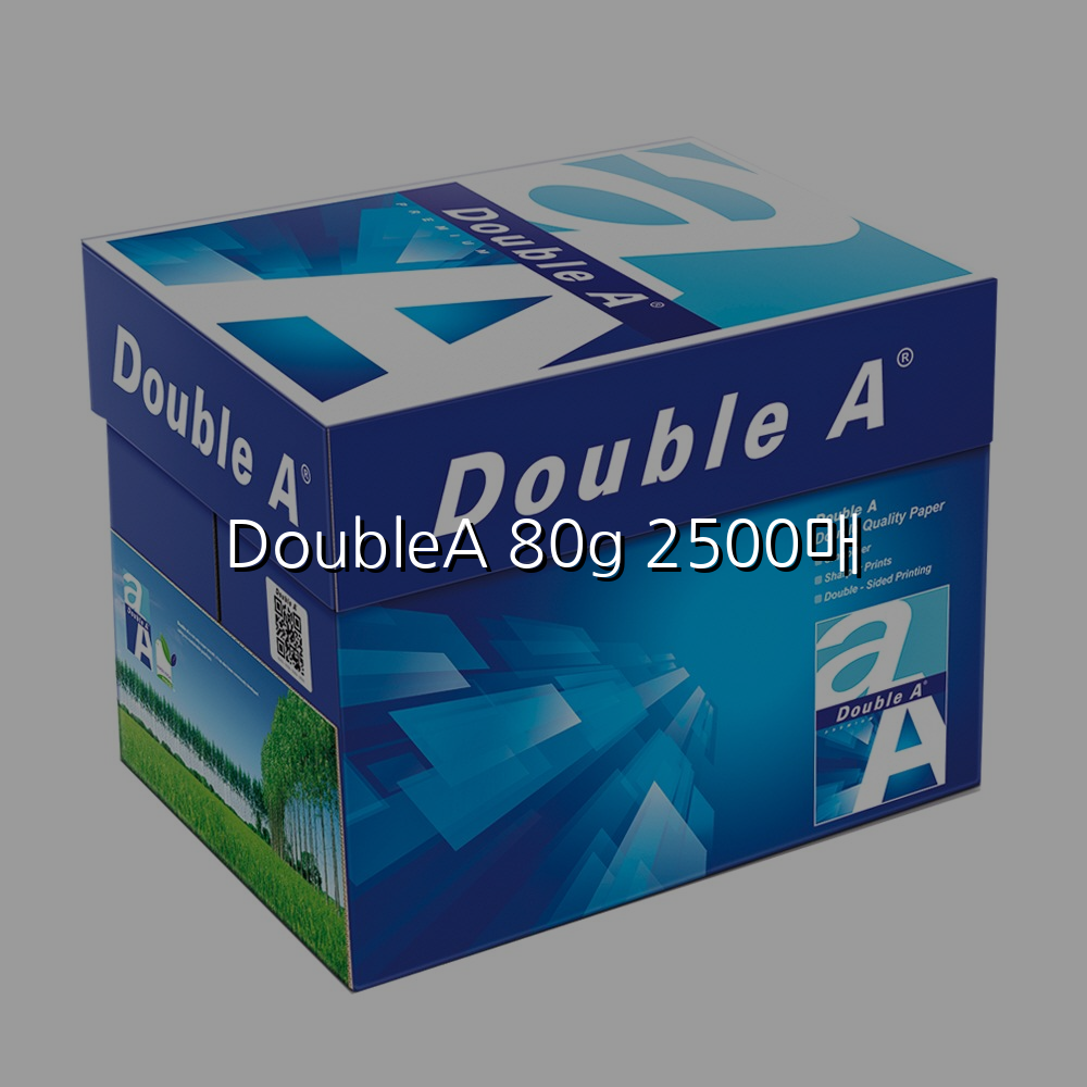 DoubleA 80g 2500매